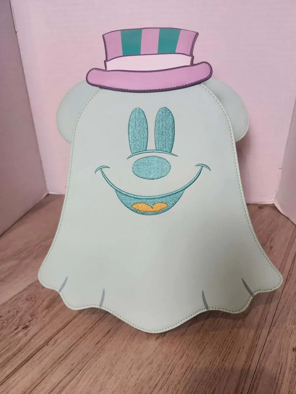 Loungefly Disney Pastel Mickey Mouse Ghost Glow-in-the-Dark Mini Backpack